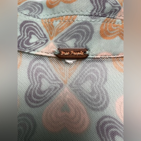Free People Shirtee Sheer Heart Top - Picture 3 of 10